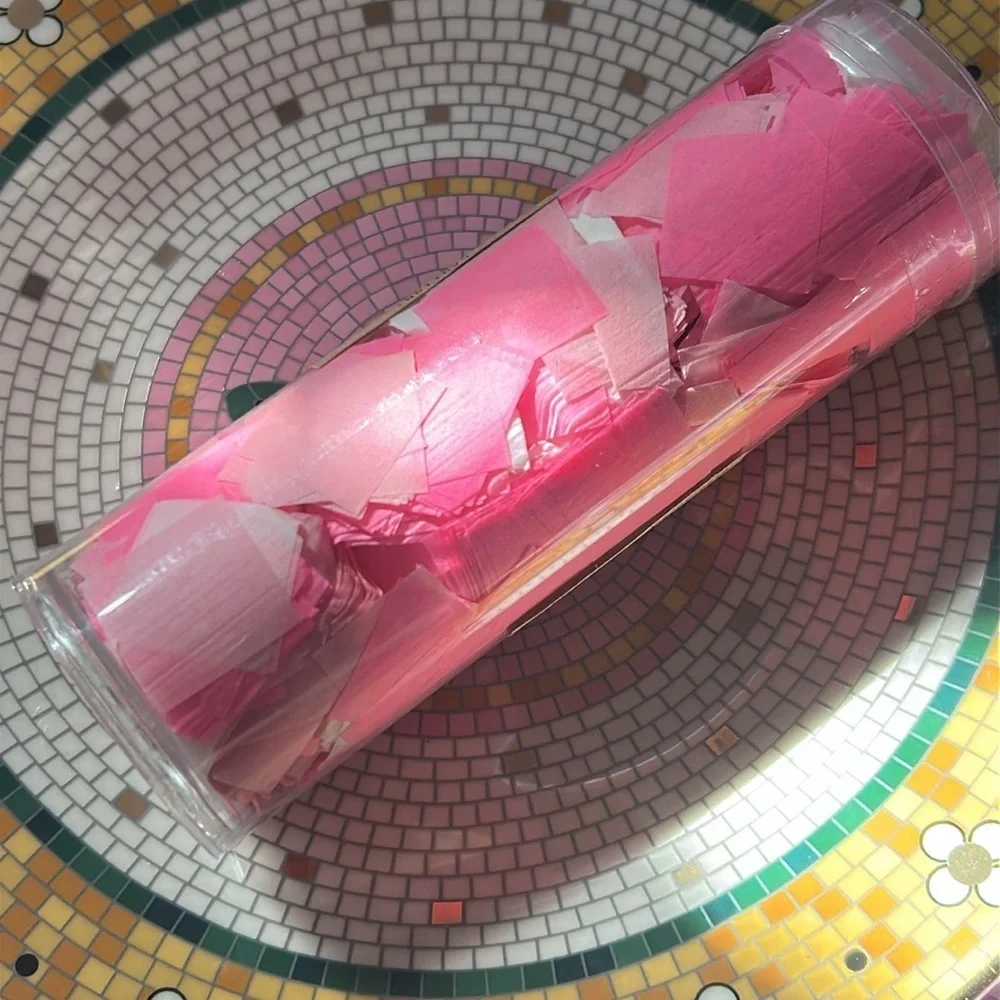 NWT Anthropologie Knot & Bow CONFETTI BOMB in Pink Rose